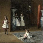 John Singer Sargent The Daughters of Edward Darley Boit painting